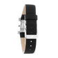 Laura Biagiotti Black Leather Dress Watch