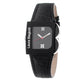 Laura Biagiotti Black Leather Dress Watch