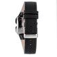 Laura Biagiotti Black Leather Dress Watch