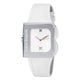 Laura Biagiotti White Leather Dress Watch
