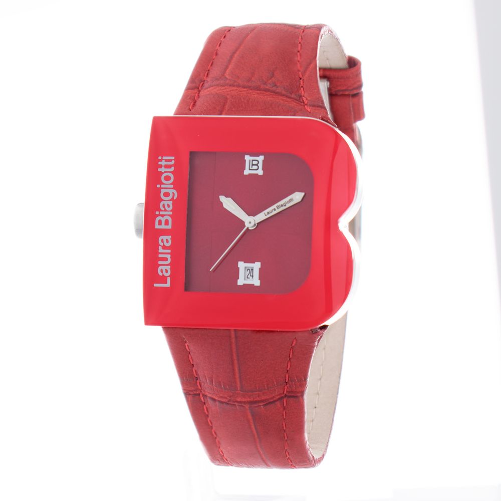 Laura Biagiotti Multicolor Leather Dress Watch
