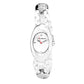Laura Biagiotti White Leather Dress Watch
