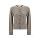 The Row Beige Cashmere Cardigan