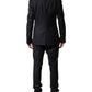 Dolce & Gabbana Black Wool Single Breasted Men 2 Piece Suit