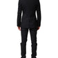 Dolce & Gabbana Black Wool Single Breasted 3 Piece Men Suit