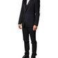 Dolce & Gabbana Black Wool Single Breasted 3 Piece Men Suit