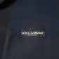 Dolce & Gabbana Black Wool Single Breasted 3 Piece Men Suit