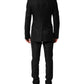 Dolce & Gabbana Black Embellished Single Breasted 2 Pc Suit