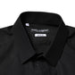Dolce & Gabbana Black GOLD Cotton Men Dress Formal Shirt