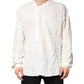 Dolce & Gabbana White Cotton Men Long Sleeves Men Shirt