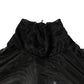 Dolce & Gabbana Black Sheer Long Sleeves Turtleneck Top