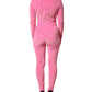 Dolce & Gabbana Pink Logo Monogram Long Sleeve Jumpsuit  Dress