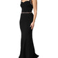 Dolce & Gabbana Black Embellished Sheath MermaidGown Dress