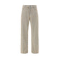 Haikure Light Blue Cotton Straight-Leg Jeans