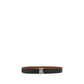 Burberry Black Calf Leather Bos Taurus Regular Belt