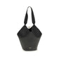 Khaite Black Calf Leather Bos Taurus Shoulder Bag