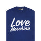 Love Moschino Blue Wool Sweatshirt