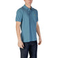 Lacoste Blue Cotton Polo Shirt