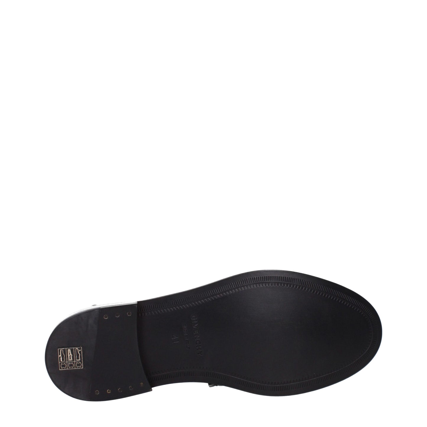 Givenchy Black Leather Slip-On Loafers