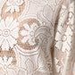 Dolce & Gabbana White Embroidery Lace Cotton Blouse Top