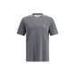 Brunello Cucinelli Gray Cotton T-Shirt