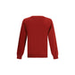 Brunello Cucinelli Red Fleece Wool Sweatshirt