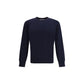 Brunello Cucinelli Blue Cotton Sweatshirt