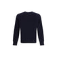 Brunello Cucinelli Blue Cotton Sweatshirt