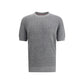 Brunello Cucinelli Gray Linen T-Shirt