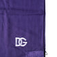 Dolce & Gabbana Purple Lace Stole Cotton Wrap Shawl Scarf