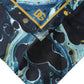 Dolce & Gabbana Multicolor Marble Square Foulard Scarf