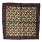 Dolce & Gabbana Brown Cactus Print Square Handkerchief Scarf