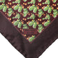 Dolce & Gabbana Brown Cactus Print Square Handkerchief Scarf