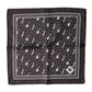 Dolce & Gabbana Black Guitar Trumpet Men Handkerchief Scarf