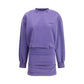 The Attico Purple Cotton Casual Dress
