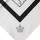 Dolce & Gabbana White Crown Cotton Men Square Foulard Scarf