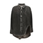 The Attico Black Denim Shirt