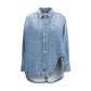 The Attico Light Blue Denim Shirt