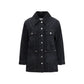 Ganni Black Cotton Denim Jacket