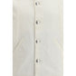 Brunello Cucinelli White Cotton Denim Jacket
