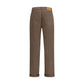 Brunello Cucinelli Brown Cotton Relaxed Fit Jeans