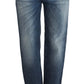 John Galliano Blue Wash Relaxed Fit Cotton Stretch Denim Jeans