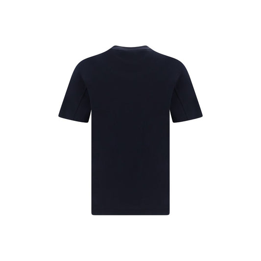Brunello Cucinelli Blue Cotton T-Shirt