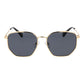 Polaroid Gold Metal Sunglasses
