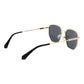 Polaroid Gold Metal Sunglasses