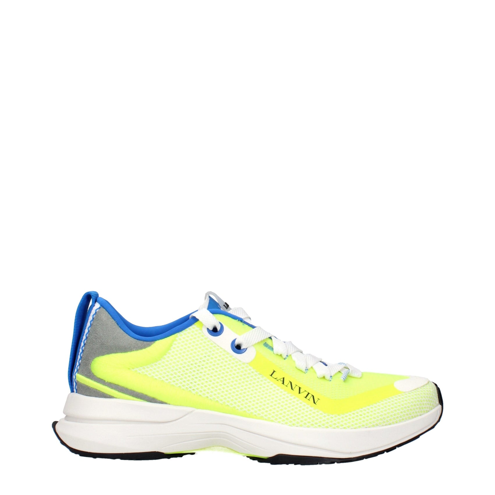 Lanvin Yellow Fabric Athletic Sneakers