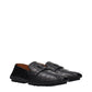 Dolce & Gabbana Black Leather Slip-On Loafers