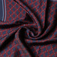Dolce & Gabbana Blue Red Patterned Silk Square Foulard Scarf