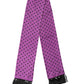 Dolce & Gabbana Violet Polka Dot Fringes Neck Foulard Scarf