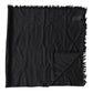 Dolce & Gabbana Black Lace Stole Neck Wrap Shawl Scarf
